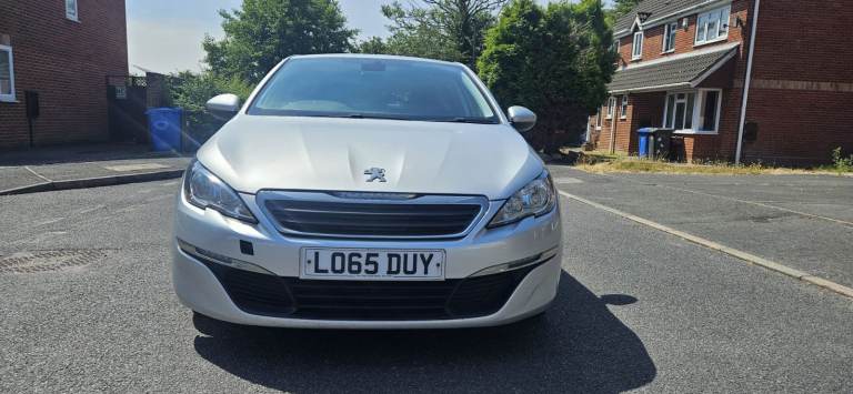 Peugeot 308 1.6 Blue HDi Active S/S 2016 Manual Euro 6 Diesel 5 Door Silver 7 Months MOT £20 Tax
