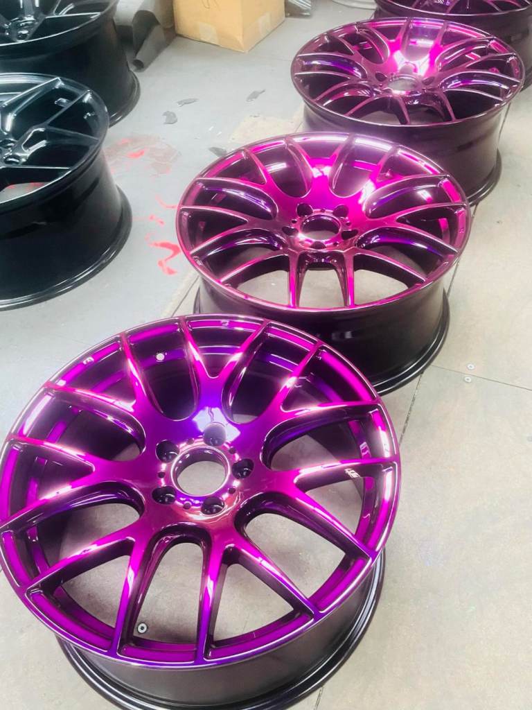 Ava phoenex 18 inch alloys pink/purple 5x100 