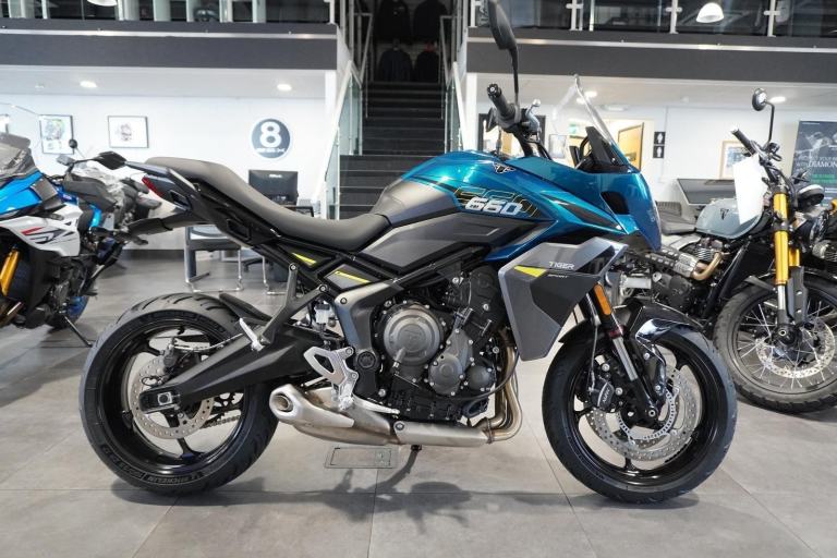 Triumph Tiger Sport 660, 2026, Interstellar Blue. IN STOCK NOW Only £9445. 