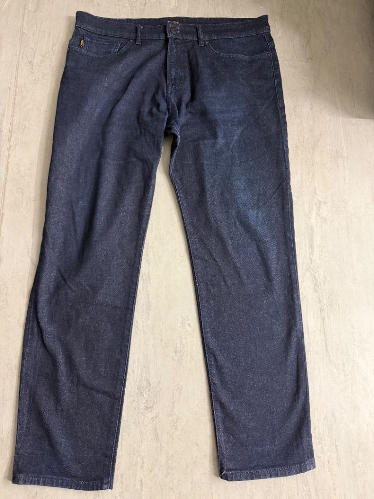 Hugo Boss Maine Regular Fit Denim Dark Blue Jeans