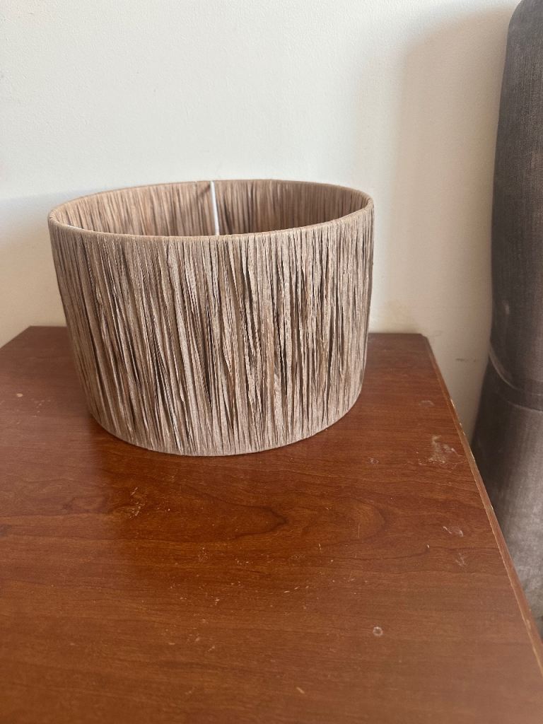 Tilia Natural Raffia Cylinder Lampshade