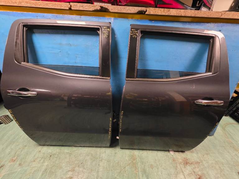 MERCEDES X CLASS Gray SINGLE Rear Back Door Panel Breaking Parts