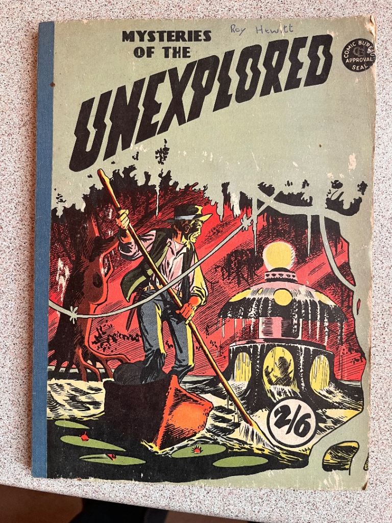 Vintage Condition Comic Book - Mysteries of the Unexplored Series