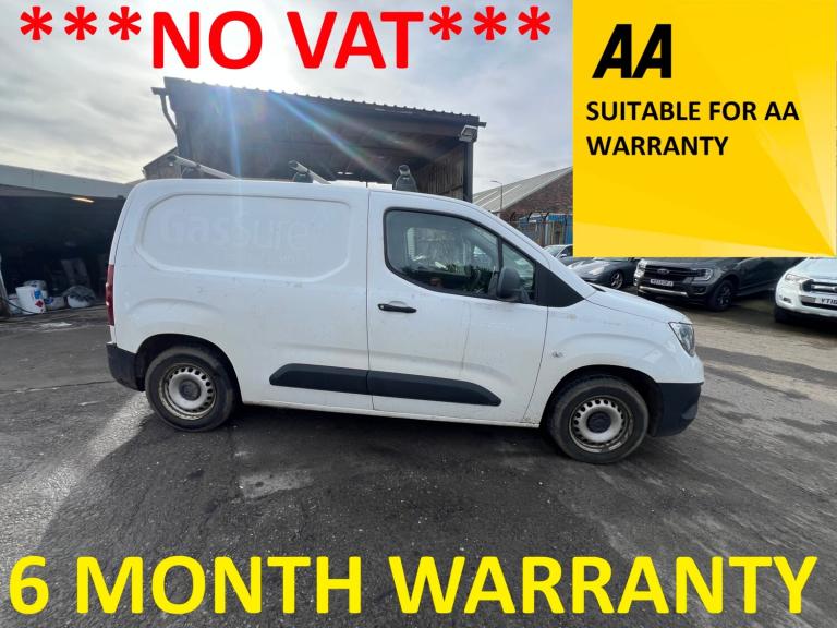 2019 Vauxhall Combo 2000 1.6 Turbo D 75ps H1 Edition Van PANEL VAN Diesel Manual