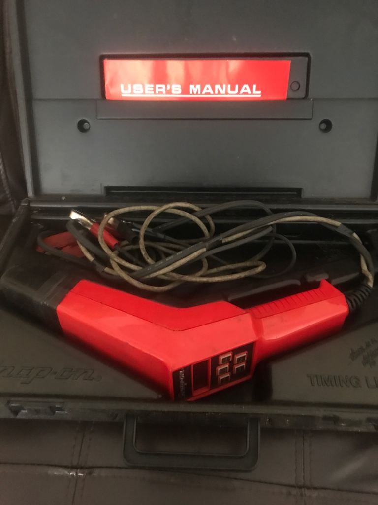 Snap on digital timing light 