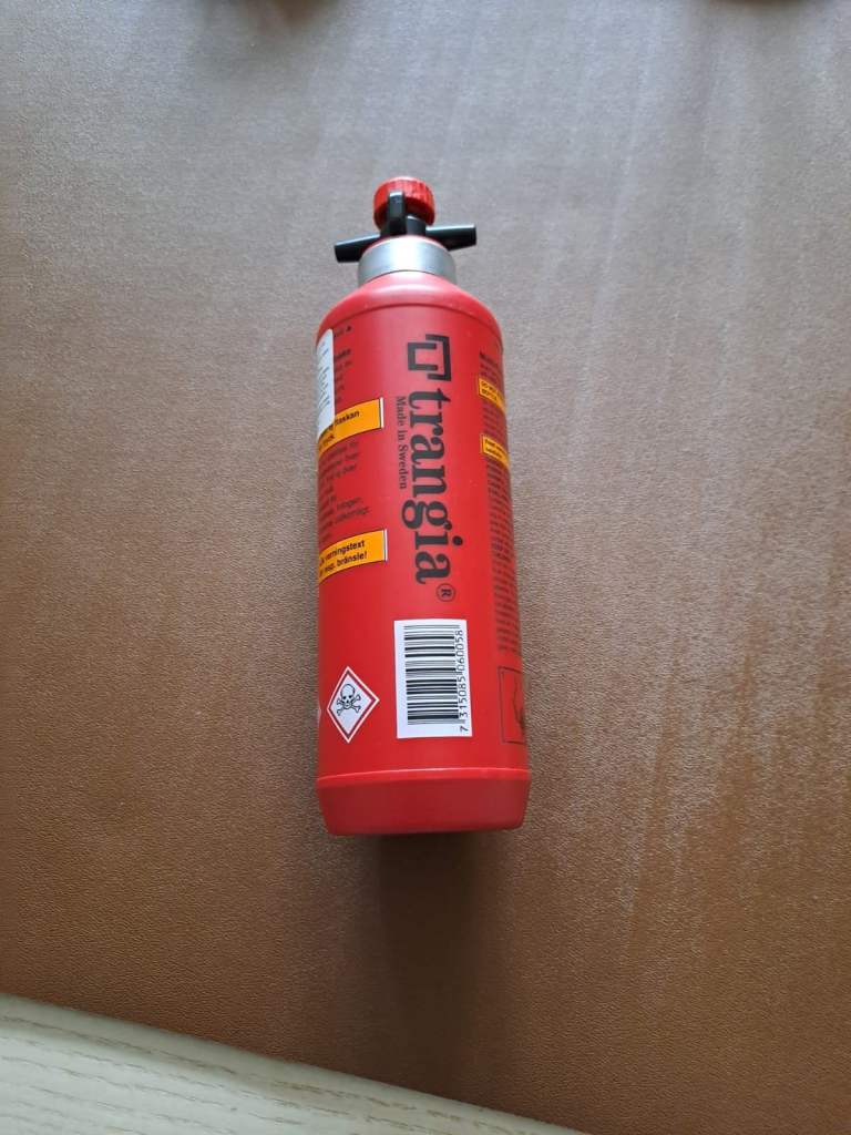 Trangia Fuel Bottle 0.5L – Red, As Good As New