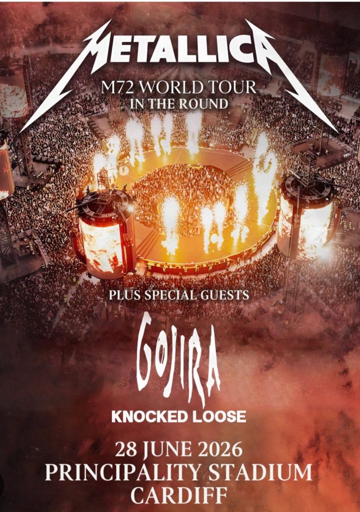 2 x Metallica Tickets Cardiff 