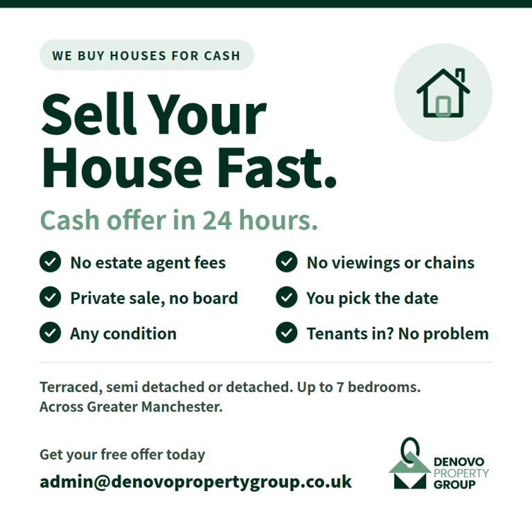 We Buy Any House Fast for Cash | Greater Manchester