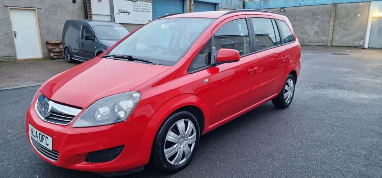Vauxhall, ZAFIRA, MPV, 2014, Manual, 1686 (cc), 5 doors