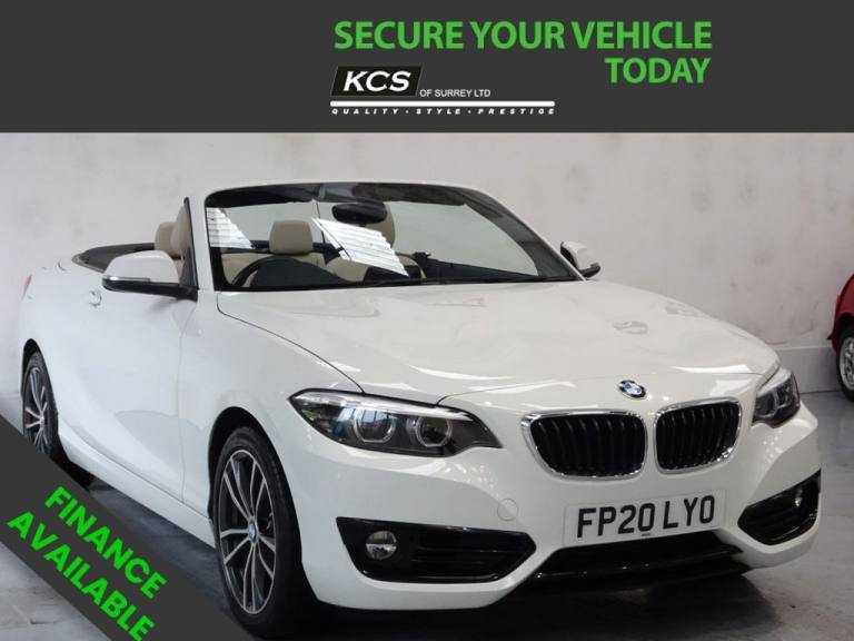 2020 BMW 2 Series 1.5 218i GPF Sport Convertible 2dr Petrol Manual Euro 6 (s/s) (136 ps) Converti...