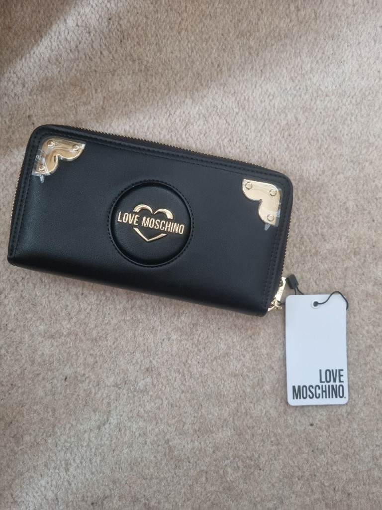 LOVE MOSCHINO Black Purse Wallet – Brand New with Tags