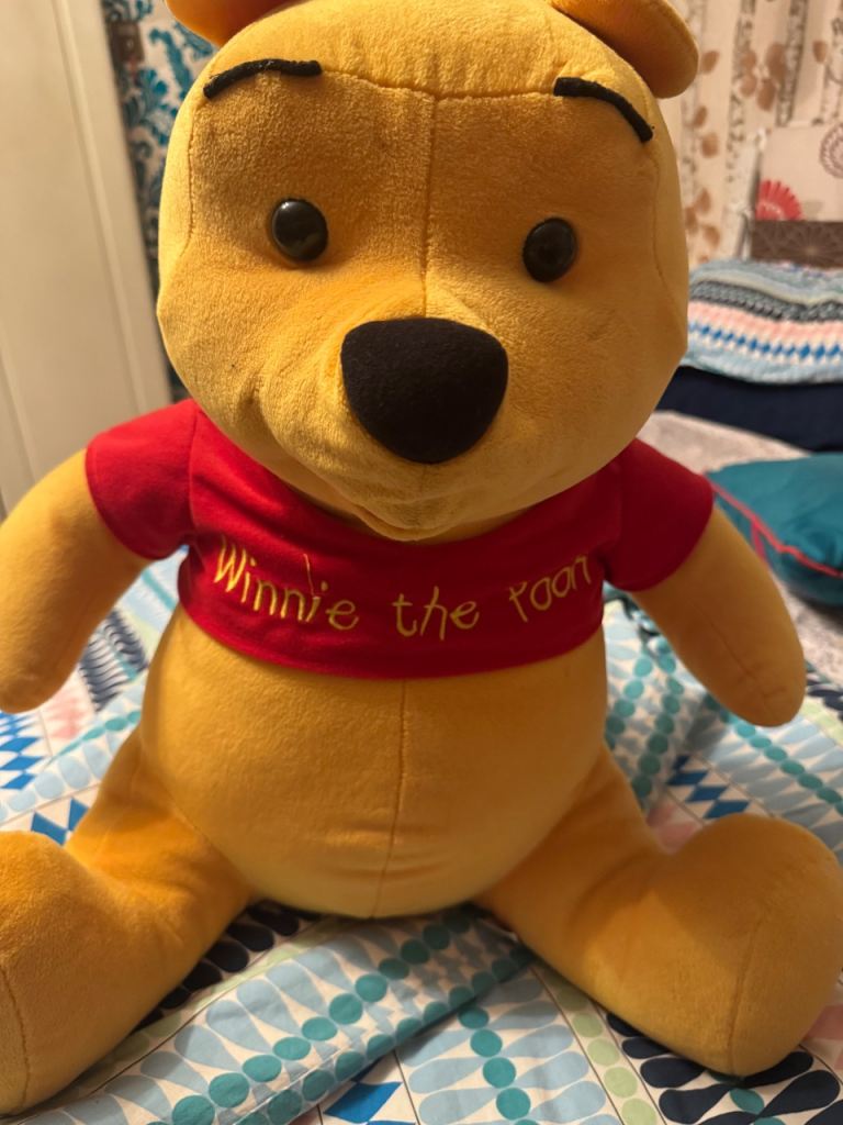 Disney Winnie the Pooh Large Soft Toy - Good Condition