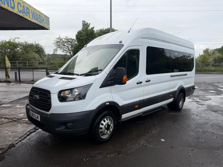 2018 FORD TRANSIT LWB 17 SEATER MINIBUS A/C DIRECT COUNCIL EURO6 PRICE PLUS VAT