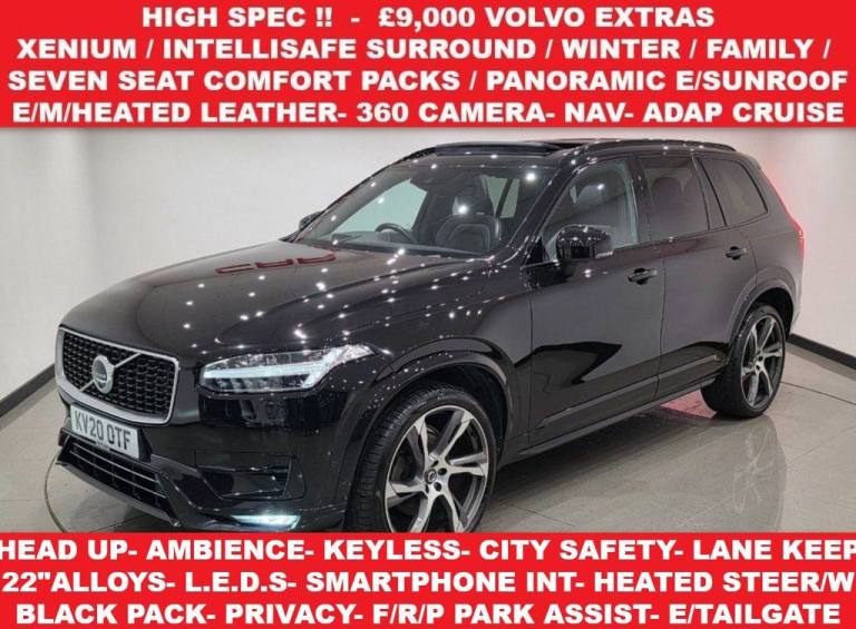 2020 VOLVO XC90 2.0 B5 MHEV R-DESIGN PRO DIESEL HYBRID AUTO 4WD EURO 6 (235PS)