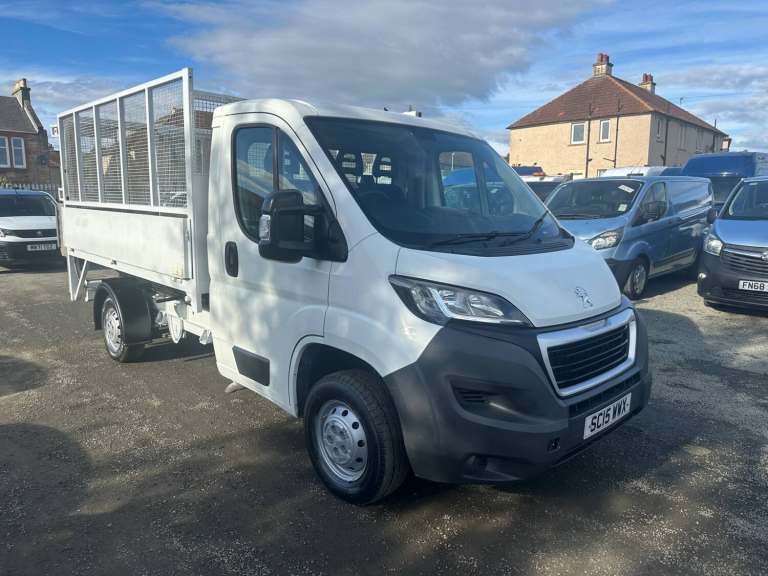 2015 Peugeot Boxer 2.2 HDi SINGLE CAB CAGED TIPPER WITH TAIL LIFT L2H1  CHASSIS CAB Diesel Manual
