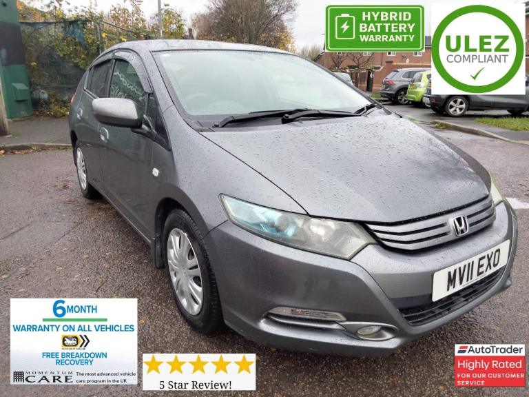  Honda Insight 1.3h IMA SE Hatchback 5dr Petrol Hybrid CVT Euro 5 (102 ps) Petrol/Electric Hybrid...