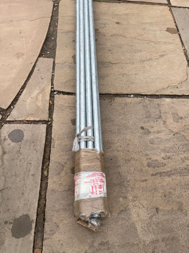 New Galvanised Steel Conduit - 20mm, 3m & 3.6m Lengths