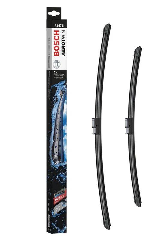 A937S BOSCH AEROTWIN Front Windscreen Wiper Blade Set - Audi A3/BMW X5/Skoda Octavia/VW Golf