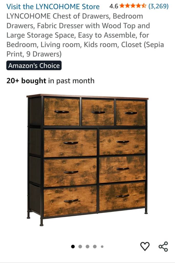 CHEST OF DRAWERS