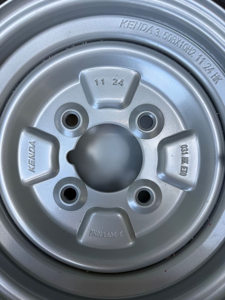 5.00 x 10 trailer wheel / tyre 