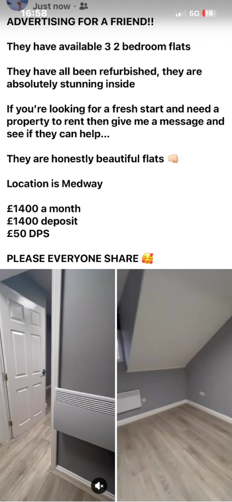 Flat to rent 