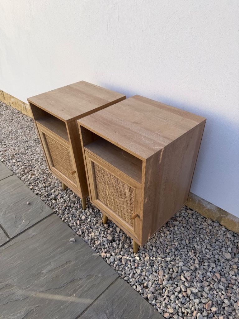 2 x Rattan Side Tables from Daals