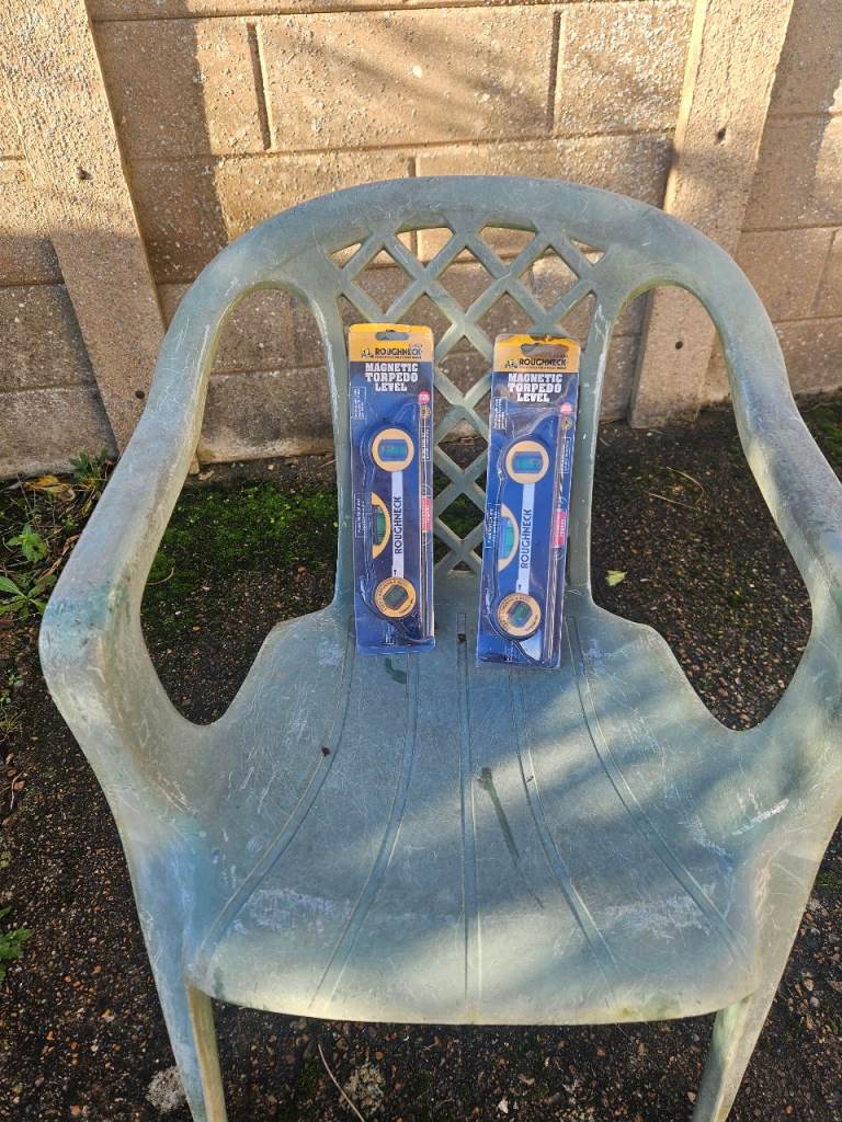 2 brand new roughneck magnetic spirit levels