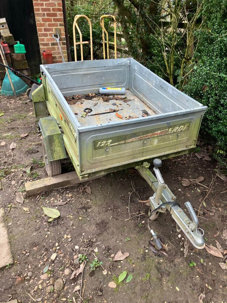 erde 122 camping/utility trailer with tipping function