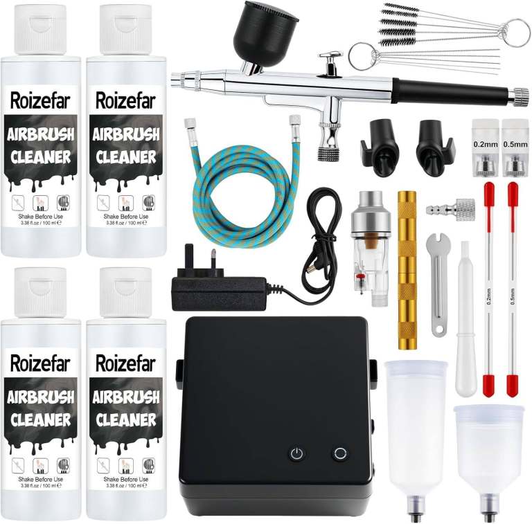 new in packaging - Roizefar Airbrush Kit with Compressor for modelling/craft/makeup etc