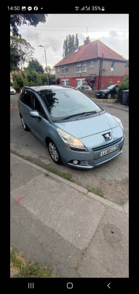 Peugeot, 5008, MPV, 2010, Manual, 1997 (cc), 5 doors