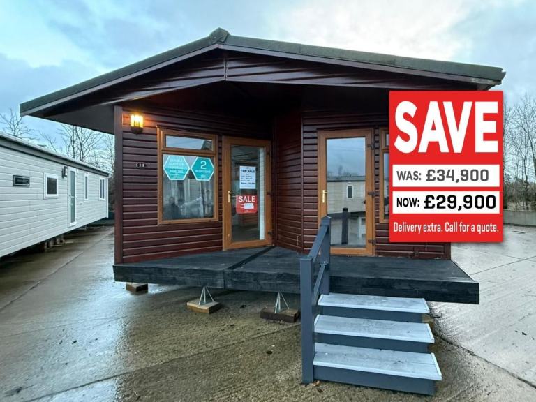 2 Bed Offsite Twin Lodge for Own Land, Farms, Self Build - Bath, Ensuite, DG, CH