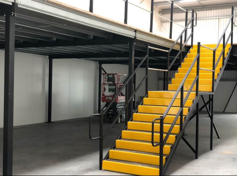 USED AND NEW MEZZANINE FLOORS / RACKING FROM £55 PER METER