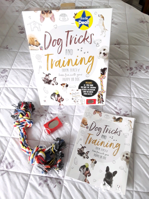 Dog Tricks & Training boxed set ( 4 items) NEW & UNUSED