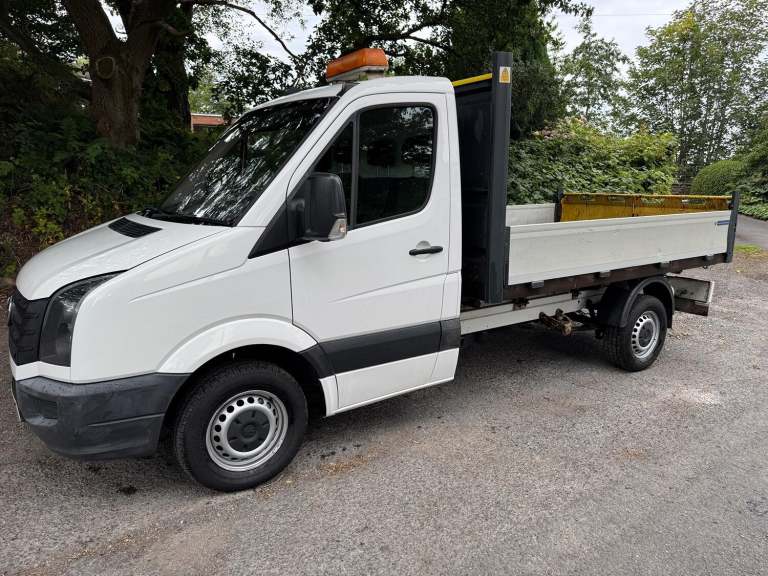 VW CRAFTER TIPPER, CR35, MWB, WHITE, 2.0 Tdi, 2016.