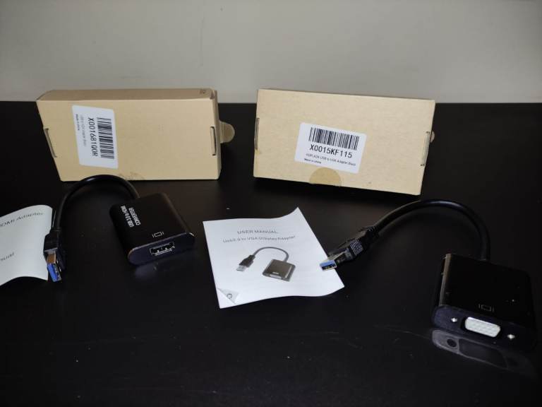 BRAND NEW USB to VGA Adapter & USB to HDMI Adapter 