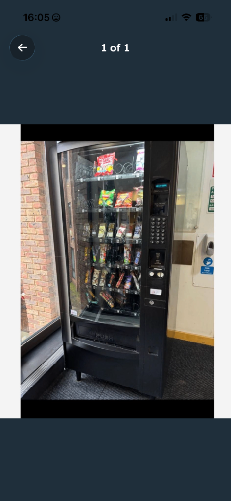 Snack only vending machine- spares and repair