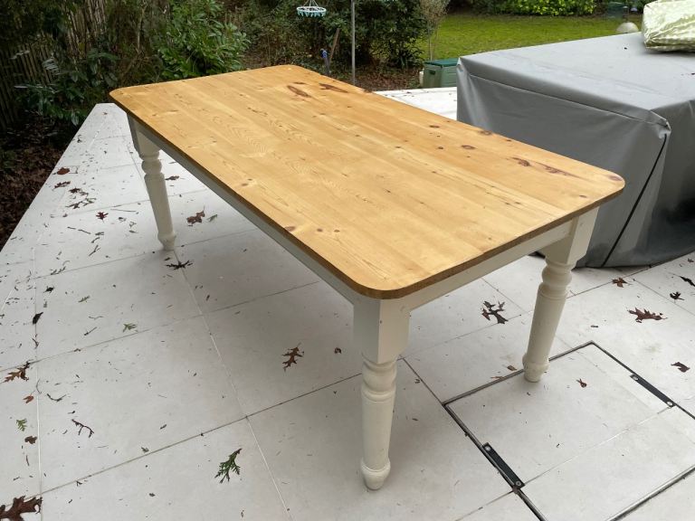 Oak top kitchen table