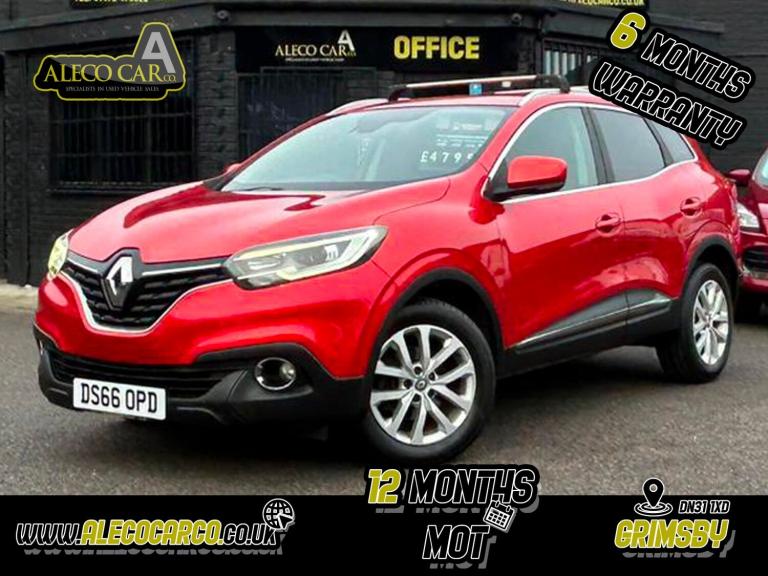 RENAULT KADJAR 1.5 Dynamique Nav dCi 110 Red Manual Diesel 2016