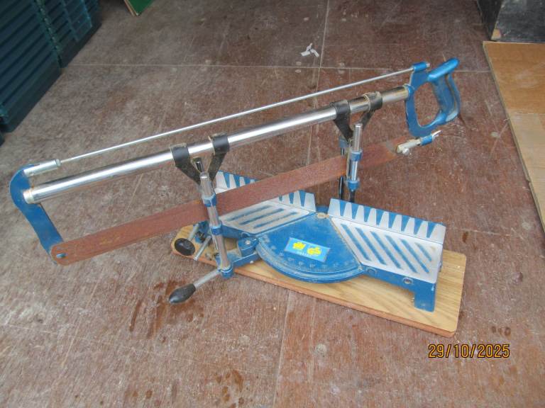 Precision 550mm mitre saw, used item.