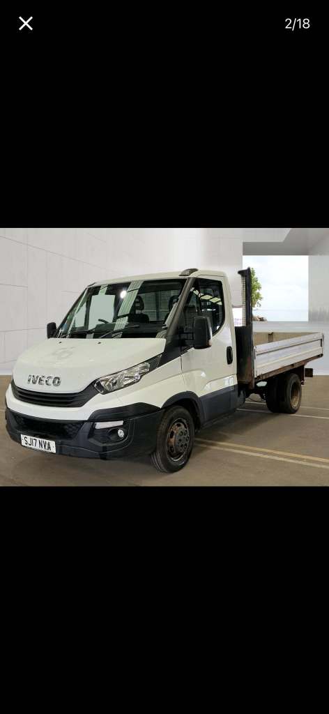 2017 Iveco Daily 2.3 Chassis Cab 3450 tipper low mileage 54k no vat CHASSIS CAB Diesel Manual
