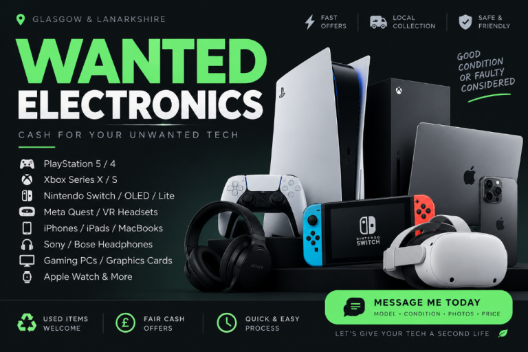 WANTED: Games Consoles, Phones & Electronics – Cash for your unwanted tech