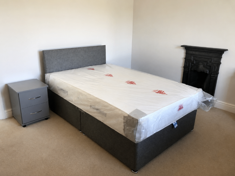 Double Bed Bundle – Cheap Mattress & Free Shipping - Grey 