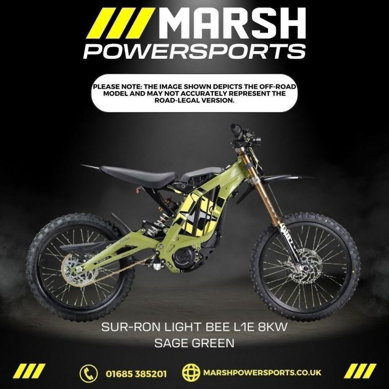 Sur-Ron Light Bee L1E 8KW - Sur-Ron Main Dealer - NEW Model-Finance Available