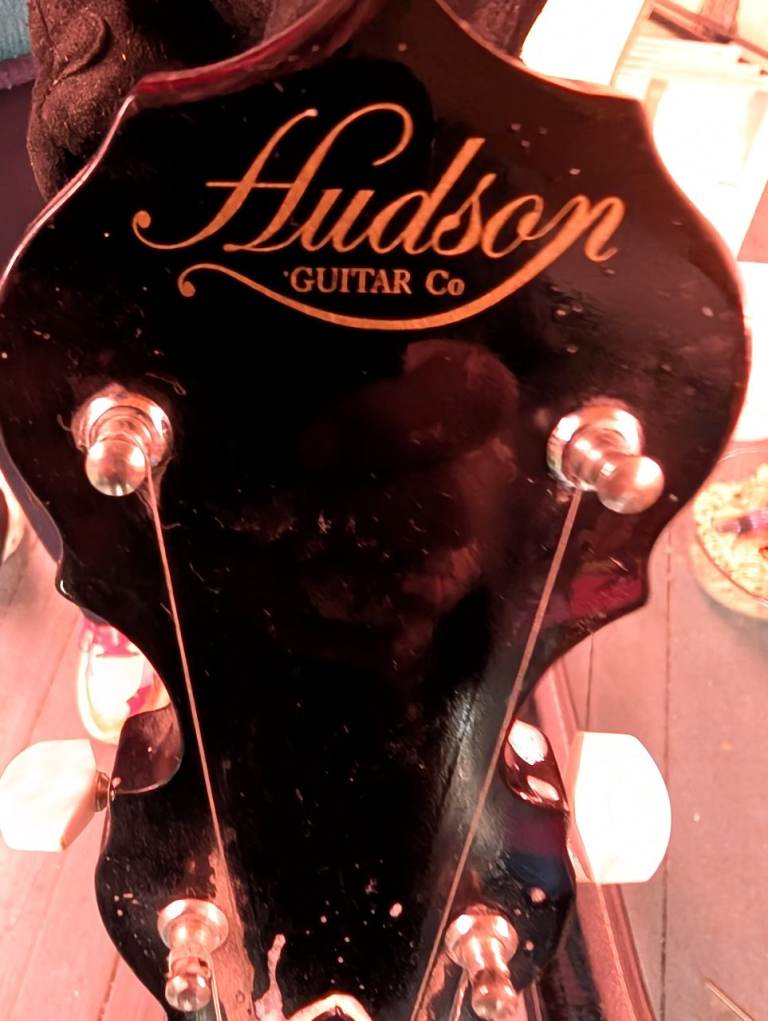 5 string banjo and case