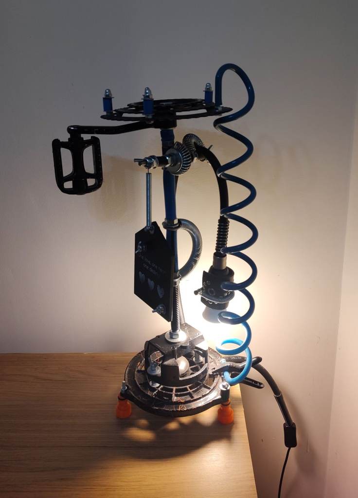 Unique handmade night table light lamp
