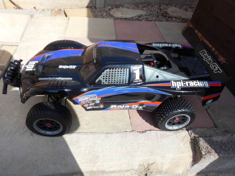 hpi baja 5t petrol rc car!