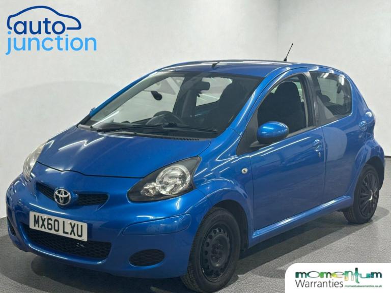 2010 Toyota AYGO 1.0 VVT-i Blue 5dr MMT HATCHBACK Petrol Automatic