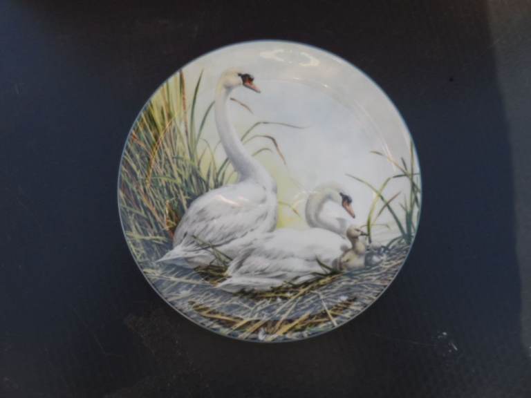 Vintage Wedgewood Cabinet Display Plate. Nest among the Reeds''