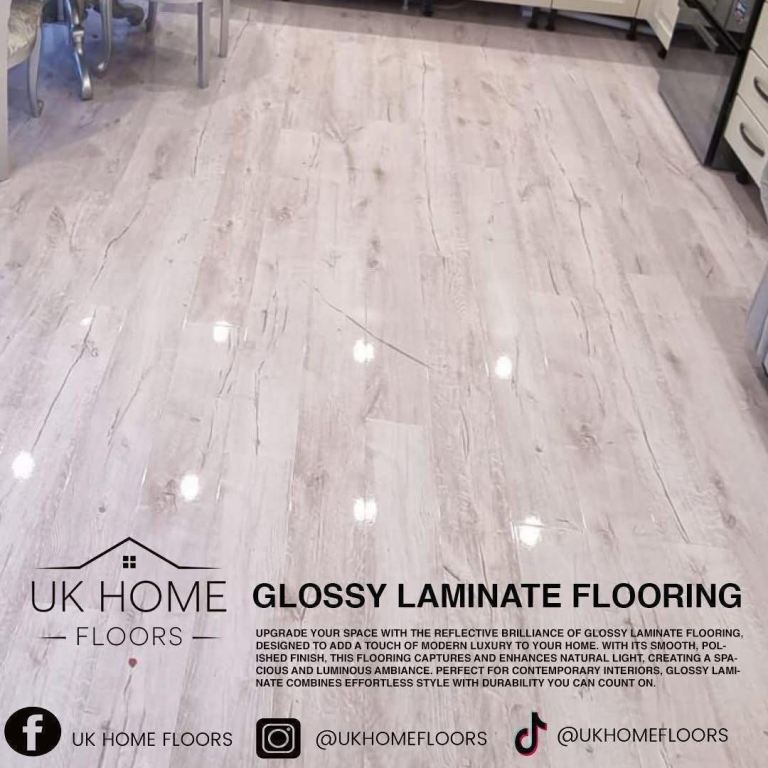Low cost gloss laminate flooring 