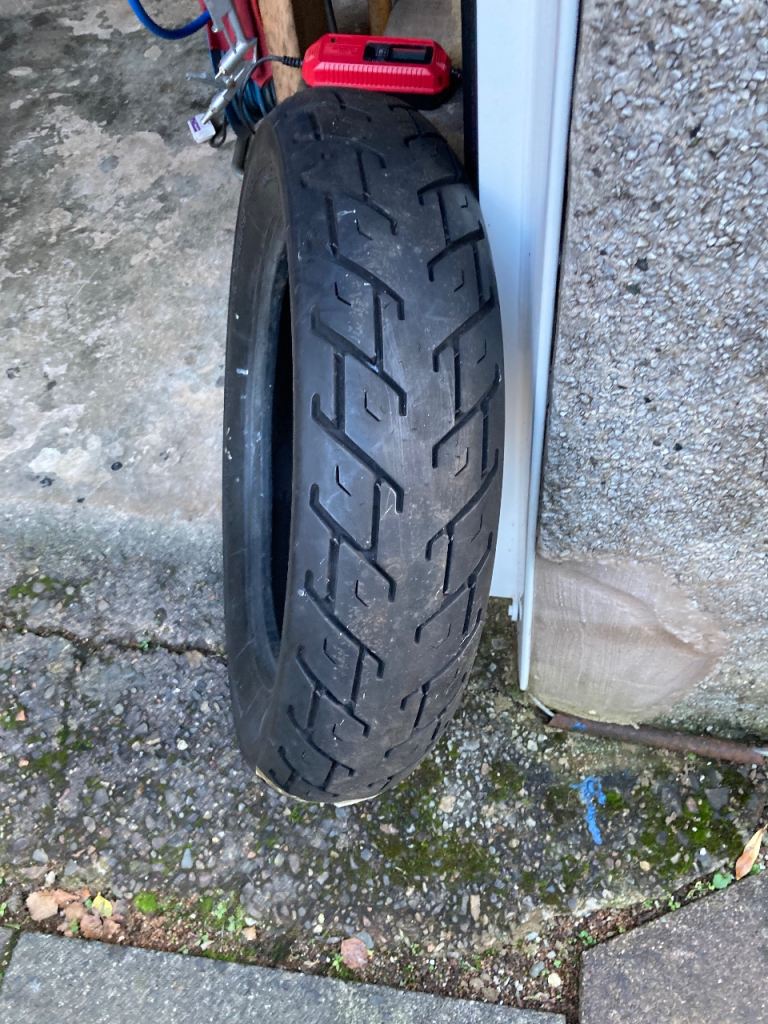 Motorcycle rear tyre good tread £15 